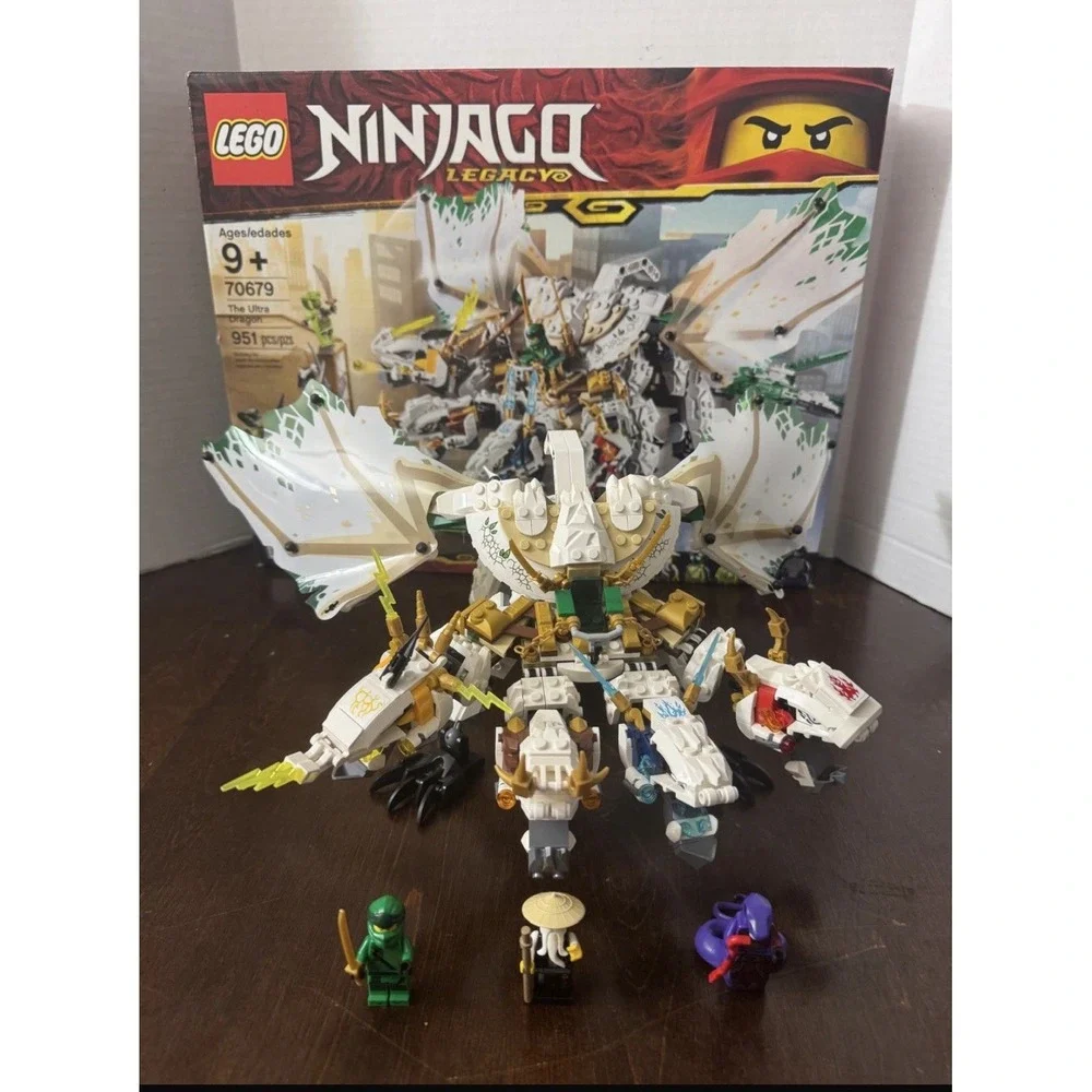 LEGO Ninjago Legacy 70679 The Ultra Dragon & 3 Minifigures w/Box No Manual